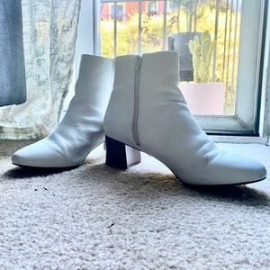 Gap white booties